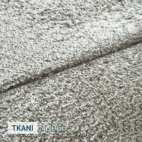 Фото обивки велюра “HY2025-5” (однотонный серый)