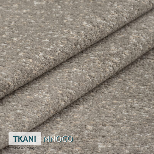 Фото ткани велюра “27” (однотонный серый, бежевый)