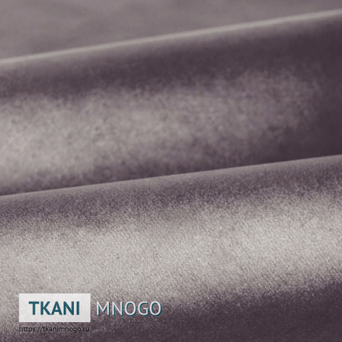 Фото “ YD-29” (однотонный серый) - внешнего вида бархата