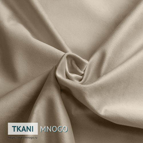 Фото обивки велюра “MR-26” (однотонный бежевый)