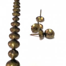 Декоративный молдинг старое золото 9,5мм - Гвозди декоративные