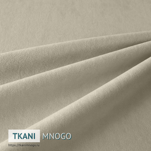 Фото материала велюра “Milan 2” (однотонный бежевый)